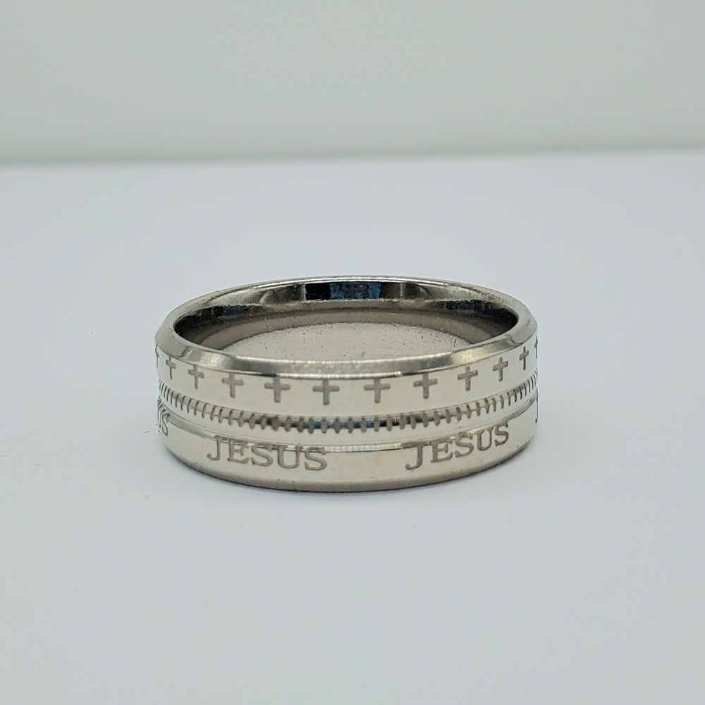 Jesus Stainless Steel Ring #12 size 12